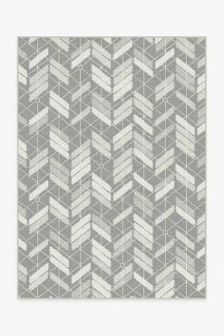Best deal 🎉 Ruggable Outdoor Painted Chevron Grey Rug ✔️