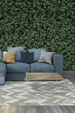 Best deal 🎉 Ruggable Outdoor Painted Chevron Grey Rug ✔️ -Area Rugs Sales Store painted chevron grey C RC OD046 57 V3