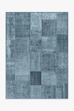 Best Pirce 🎉 Ruggable Patchwork Blue Rug 👍