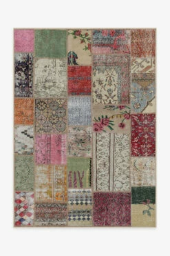 Best Pirce ⭐ Ruggable Patchwork Boho Rug 🛒
