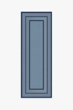 Top 10 ⭐ Ruggable Outdoor Picnic Border Blue Rug 🔔 -Area Rugs Sales Store picnic border blue B RC OD020 27