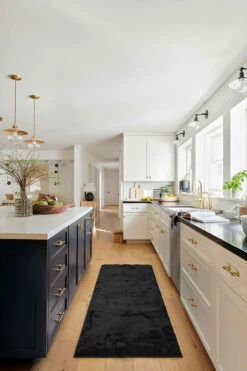 Hot Sale ⌛ Ruggable Ink Black Plush Rug 🔔 -Area Rugs Sales Store plush ink black C RC WB008 27