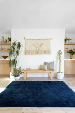 Flash Sale ✨ Ruggable Sale Midnight Ocean Blue Plush Rug 💯 -Area Rugs Sales Store plush ocean blue C RC WB005 57