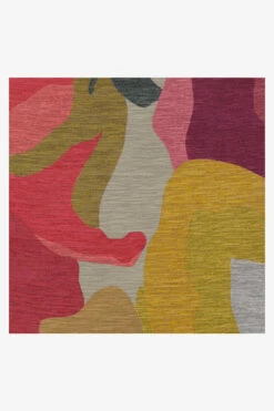 Discount 🌟 Ruggable Poppy Floral Brights Rug 🌟 -Area Rugs Sales Store poppy floral brights D RC 0298 57 V2