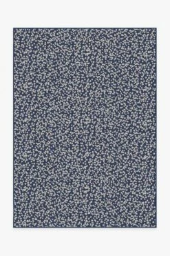 Budget 🥰 Ruggable Posy Navy Rug 🌟