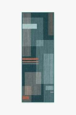 Best Sale 🤩 Ruggable Sale Quadra Teal Rug 🤩 12 Best Sale 🤩 Ruggable Sale Quadra Teal Rug 🤩 -Area Rugs Sales Store quadra teal A RC MA013 27 V2