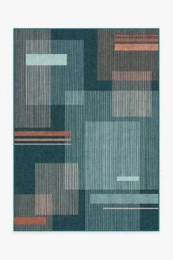 Best Sale ๐คฉ Ruggable Sale Quadra Teal Rug ๐คฉ