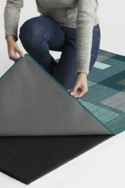 Best Sale 🤩 Ruggable Sale Quadra Teal Rug 🤩 13 Best Sale 🤩 Ruggable Sale Quadra Teal Rug 🤩 -Area Rugs Sales Store quadra teal B RC MA013 27