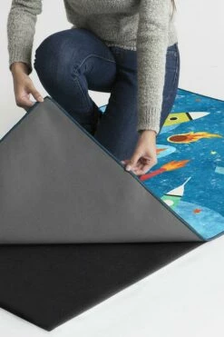 Best deal 😉 Ruggable Rocket Ships Space Blue Rug ⌛ -Area Rugs Sales Store rocket ships space blue B RC SK011 27 6e05c3a0 0978 4eef b7ff 2c839e747084