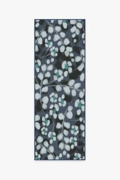 Brand new 👍 Ruggable Rosette Blue Rug 🥰 -Area Rugs Sales Store rosette blue A RC 0664 27 V2