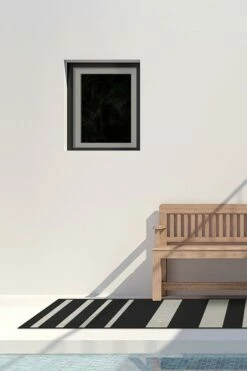 Best Pirce 🛒 Ruggable Outdoor Sailmaker Stripe Black Rug 🎁 -Area Rugs Sales Store sailmaker stripe black C RC OD017 27