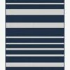 Deals 🌟 Ruggable Outdoor Sailmaker Stripe Blue Rug ✨