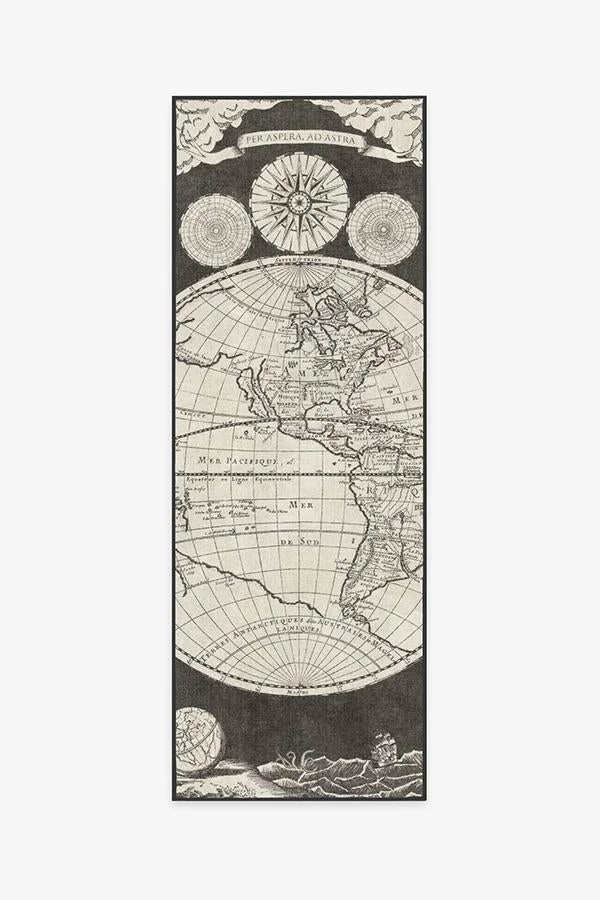 New โ Ruggable Sale Sailor's Map Charcoal Rug ๐ 5 New โ Ruggable Sale Sailor's Map Charcoal Rug ๐ - Image 5