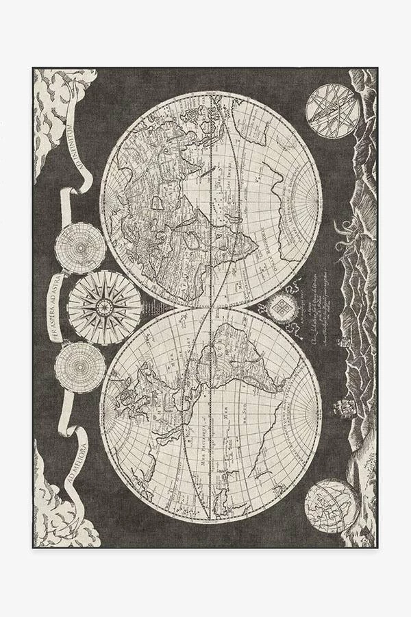 New โ Ruggable Sale Sailor's Map Charcoal Rug ๐ 1 New โ Ruggable Sale Sailor's Map Charcoal Rug ๐
