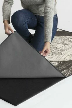 New โ Ruggable Sale Sailor's Map Charcoal Rug ๐ 13 New โ Ruggable Sale Sailor's Map Charcoal Rug ๐ -Area Rugs Sales Store sailors map charcoal B RC 0751 27
