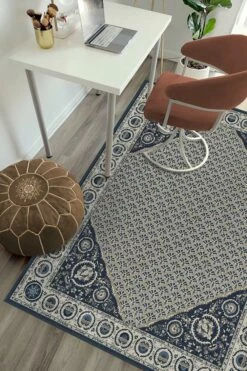 Coupon 🥰 Ruggable Samira Suzani Ivory Blue Rug 😍 -Area Rugs Sales Store samira suzani ivory blue C RC MT006 57 97bdf09c 071c 457b 9583 8fe27372e958