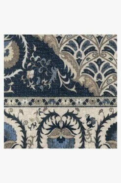 Coupon 🥰 Ruggable Samira Suzani Ivory Blue Rug 😍 -Area Rugs Sales Store samira suzani ivory blue D RC MT006 27 504adbf4 6293 461d bd01 cb82748d199b