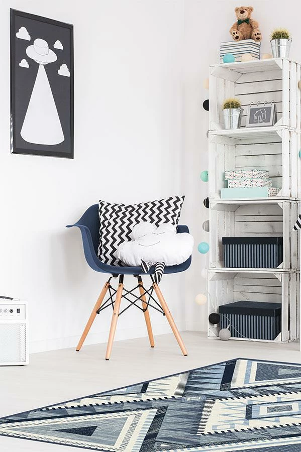 Cheapest ✨ Ruggable Santa Fe Blue Rug 👍 4 Cheapest ✨ Ruggable Santa Fe Blue Rug 👍 - Image 4