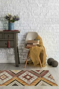 Hot Sale 🤩 Ruggable Santa Fe Multicolor Rug 💯 -Area Rugs Sales Store santa fe multicolor C RC 0647 27 44b02121 f4f9 4c8d 8920 ea7dc65cc64f