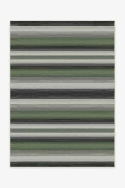 Flash Sale 🛒 Ruggable Outdoor Serape Stripe Green Rug 🔥