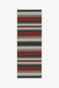 Buy 👍 Ruggable Outdoor Serape Stripe Red Rug 🛒 -Area Rugs Sales Store serape stripe red A RC OD016 27