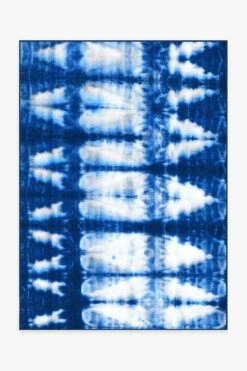 Hot Sale 🌟 Ruggable Shibori Ichi Indigo Rug 🎉