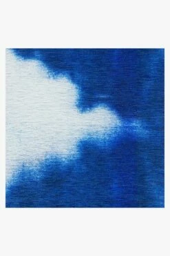 Hot Sale 🌟 Ruggable Shibori Ichi Indigo Rug 🎉 -Area Rugs Sales Store shibori ichi indigo D RC 0302 27