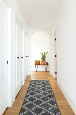 Cheap 💯 Ruggable Skeleton Trellis Black Rug 🔥 -Area Rugs Sales Store skeleton trellis black C RC HH001 27