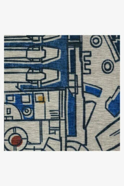 Outlet ⌛ Ruggable Smugglers Geo R2D2 Blue Rug 😀 -Area Rugs Sales Store smugglers geo r2d2 blue D RC SW007 57 eaa626de 7824 4c0f 9118 670eb5db4bb0