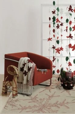 Hot Sale 😉 Ruggable Snowflake Creme Rug ✨ -Area Rugs Sales Store snowflake creme C RC 0136 57