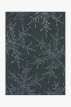 Best Pirce 😀 Ruggable Snowflake Navy Rug 🎁