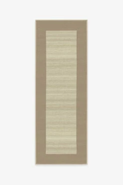 Deals ⭐ Ruggable Solid Bordered Natural Rug 🧨 -Area Rugs Sales Store solid bordered natural A RC 0087 27 V4