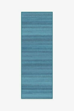 Best Pirce 🎁 Ruggable Solid Tonal Ocean Blue Rug 🔔 -Area Rugs Sales Store solid tonal ocean blue A RC 0077 27