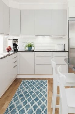 Deals 🎉 Ruggable Soraya Trellis Blue Rug 🔔 -Area Rugs Sales Store soraya trellis blue C RC BS003 27 7683a165 da03 427b 979e d8bb2cb4b7ef