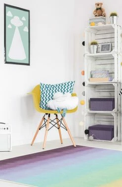 Cheapest 😉 Ruggable Spectrum Rainbow Rug 🧨 -Area Rugs Sales Store spectrum rainbow C RC SK001 57