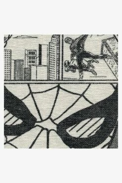 Best Sale 🧨 Ruggable Spidey-Sense Ink Black Rug 💯 -Area Rugs Sales Store spidey sense ink black D RC MV006 57