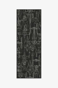 Best Pirce ✔️ Ruggable Star Wars Armada Black Rug 🔥 -Area Rugs Sales Store star wars armada black A RC SW005 27