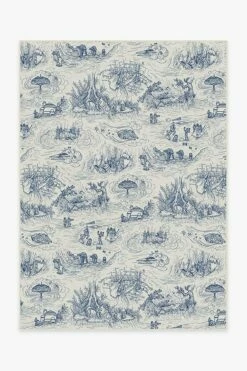Wholesale 🎉 Ruggable Star Wars Toile Blue Rug 😀