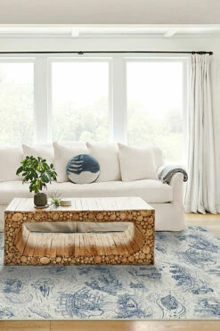 Wholesale 🎉 Ruggable Star Wars Toile Blue Rug 😀 -Area Rugs Sales Store star wars toile blue C RC SW020 57 V2