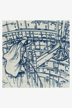 Wholesale 🎉 Ruggable Star Wars Toile Blue Rug 😀 -Area Rugs Sales Store star wars toile blue D RC SW020 57 94708352 85a3 4ed8 b9d5 cfb5596c5710