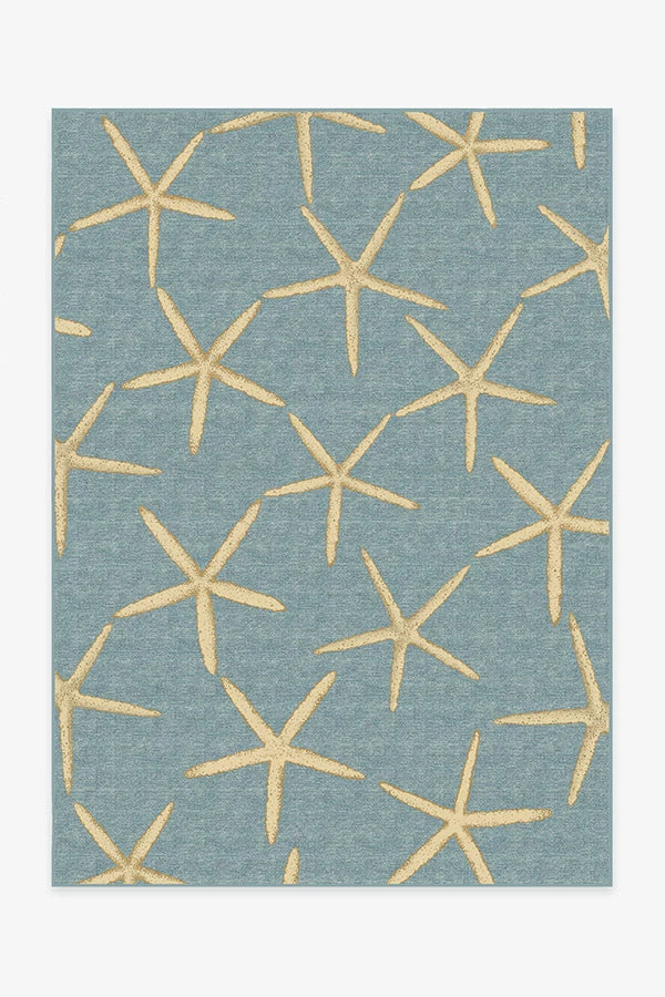 Outlet ⭐ Ruggable Starfish Pale Blue Rug ⭐ 1 Outlet ⭐ Ruggable Starfish Pale Blue Rug ⭐