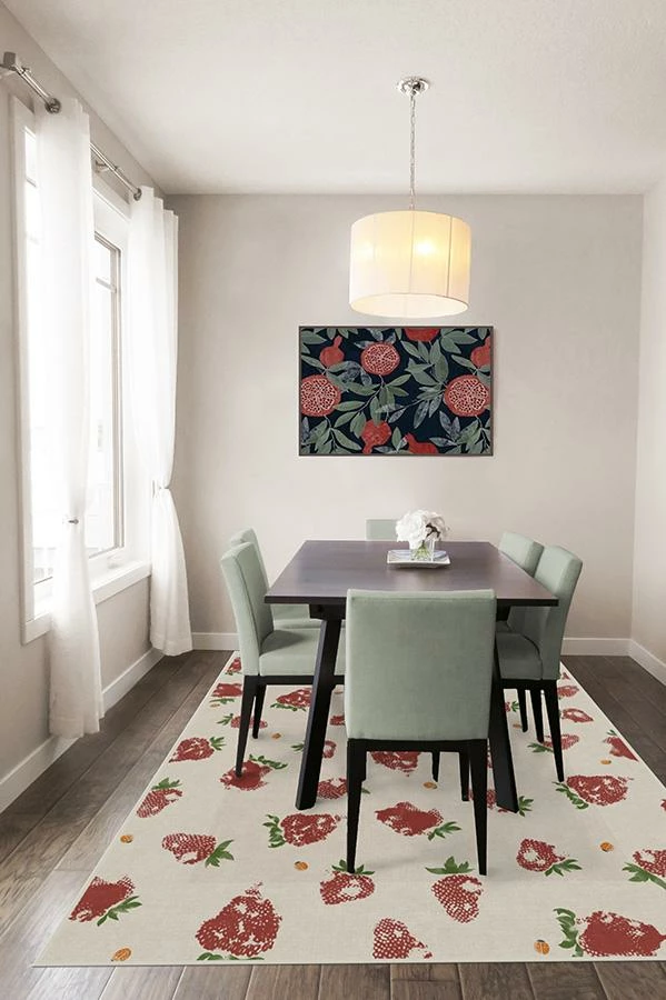 Best Sale 👍 Ruggable Strawberries Red Rug 🥰 4 Best Sale 👍 Ruggable Strawberries Red Rug 🥰 - Image 4