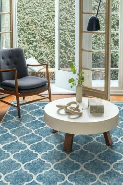 Coupon ✔️ Ruggable Terali Blue Rug 👍 -Area Rugs Sales Store terali blue C RC CB002 57