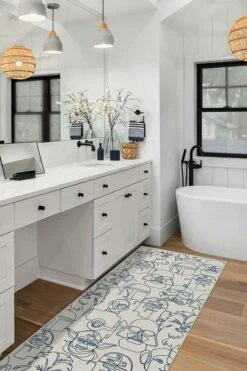 New 🌟 Ruggable The Saga Delft Blue Rug 🔥 -Area Rugs Sales Store the saga delft blue C RC SW009 27