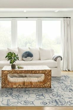 New 🌟 Ruggable The Saga Delft Blue Rug 🔥 -Area Rugs Sales Store the saga delft blue C RC SW009 57