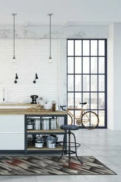 Cheapest 🧨 Ruggable TIE Fighter Houndstooth Black Rug ⭐ -Area Rugs Sales Store tie fighter houndstooth black C RC SW017 27