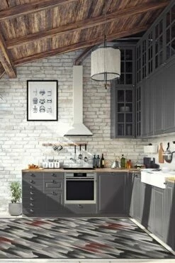 Cheapest 🧨 Ruggable TIE Fighter Houndstooth Black Rug ⭐ -Area Rugs Sales Store tie fighter houndstooth black C RC SW017 57