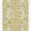 New 😀 Ruggable Transitional Damask Gold Rug 🎉