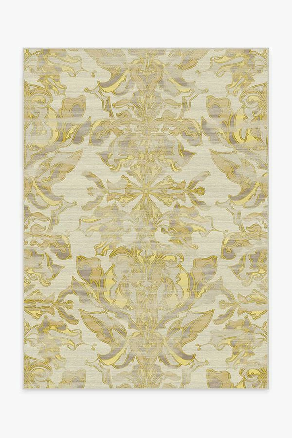 New ๐ Ruggable Transitional Damask Gold Rug ๐ 1 New ๐ Ruggable Transitional Damask Gold Rug ๐