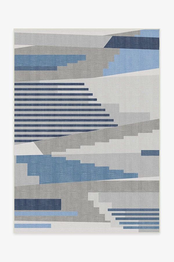 Best Pirce ๐ Ruggable Outdoor Tropea Grey & Blue Rug โ๏ธ 2 Best Pirce ๐ Ruggable Outdoor Tropea Grey & Blue Rug โ๏ธ - Image 2